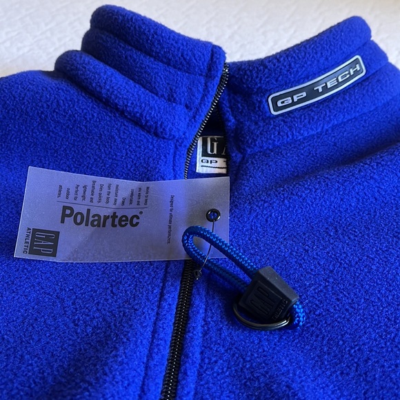90s NWT Fleece Colorblock Pullover Gap Tech - Picture 2 of 7